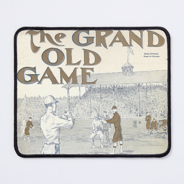 Item preview, The grand old game. Vintage Baseball Sheet Music cover. (Restored). HIGH DEFINITION designed and sold by MINDTHECHERRY.