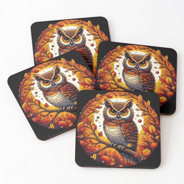 Item preview, Owl in Autumn designed and sold by Azrora.