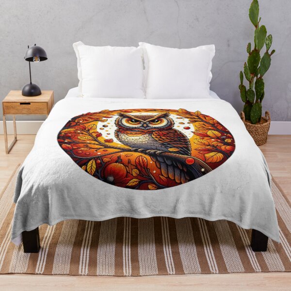 Item preview, Owl in Autumn designed and sold by Azrora.