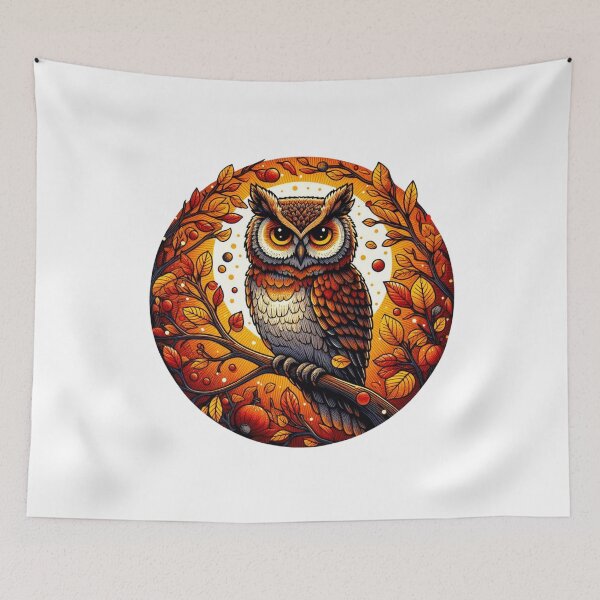 Item preview, Owl in Autumn designed and sold by Azrora.