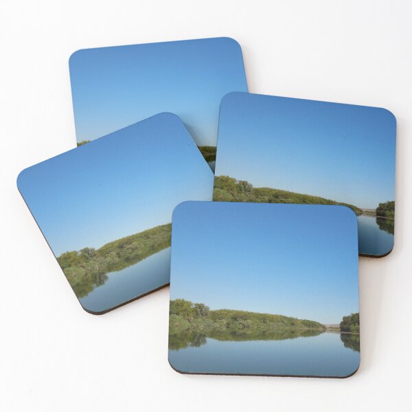 Item preview, Reflections of a tree-lined river bank. designed and sold by EAnneH.