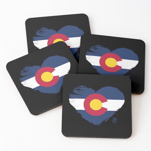 Item preview, U.S. State - I Love Colorado - Colorado Flag designed and sold by ArtProjectShop.