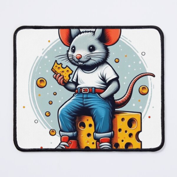 Item preview, Cool mouse with cheese  designed and sold by Culmika.