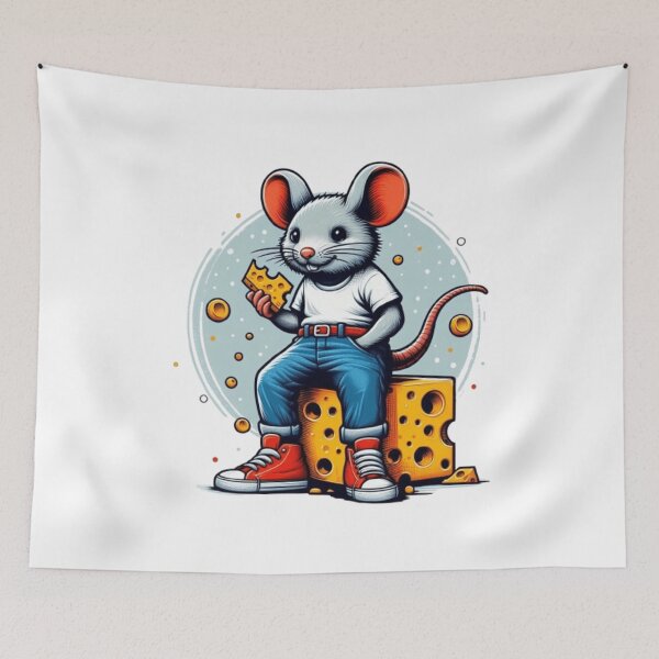 Item preview, Cool mouse with cheese  designed and sold by Culmika.