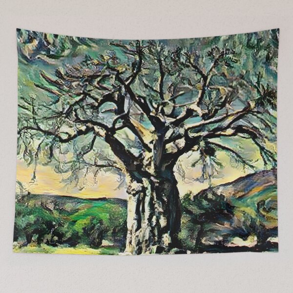 Item preview, Namibia Baobab Tree Painting  designed and sold by Sizani.