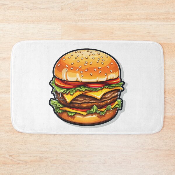 Aperçu de l'œuvre Autocollant de hamburger créée et vendue par mvojnovic1992.