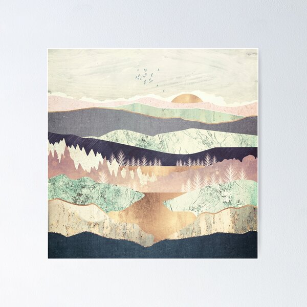 Item preview, Golden Spring Reflection designed and sold by spacefrogdesign.
