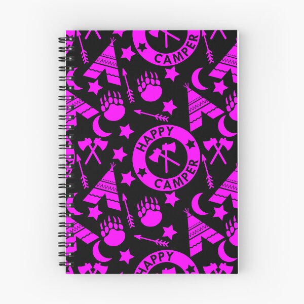 Item preview, Purple Cute Camping Pattern designed and sold by dottiedigitals.
