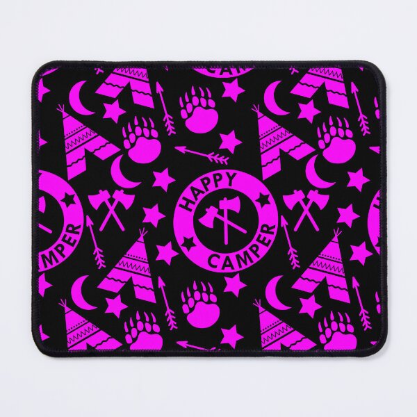 Item preview, Purple Cute Camping Pattern designed and sold by dottiedigitals.