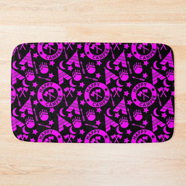 Item preview, Purple Cute Camping Pattern designed and sold by dottiedigitals.