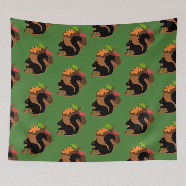 Item preview, Black Cute Squirell designed and sold by AnulaArt.