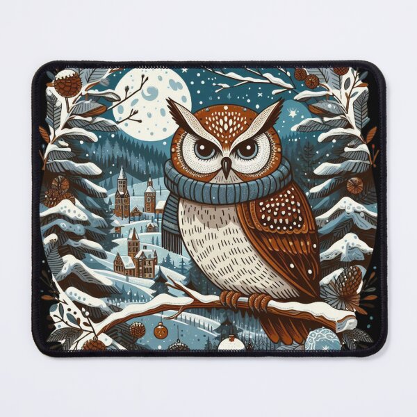 Item preview, Owl in Winter designed and sold by Azrora.