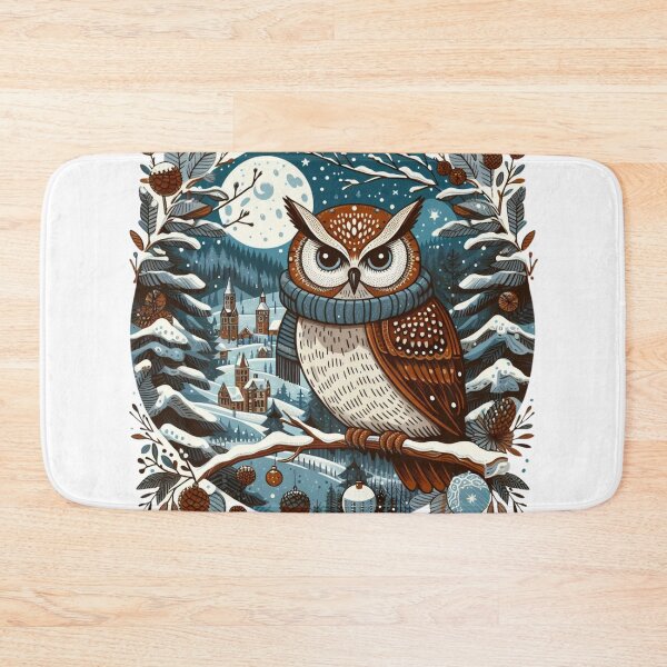 Item preview, Owl in Winter designed and sold by Azrora.