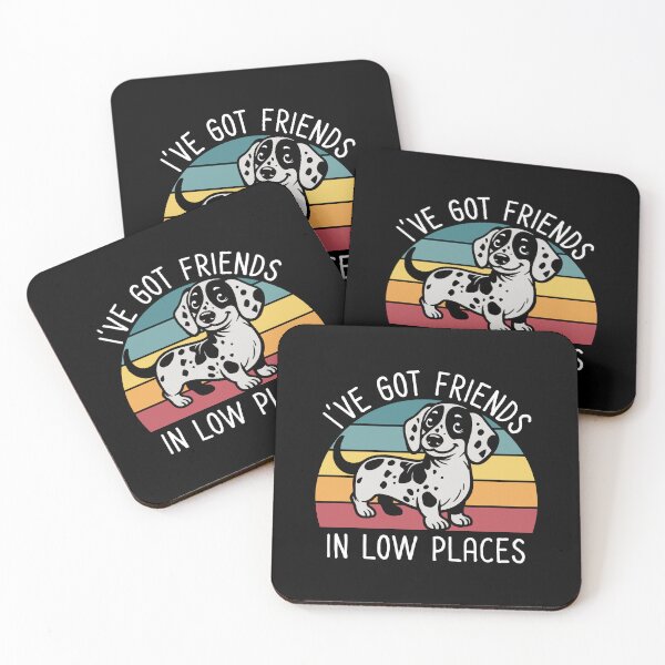 Item preview, I've Got Friends In Low Places Dapple Dachshund designed and sold by Hic21.