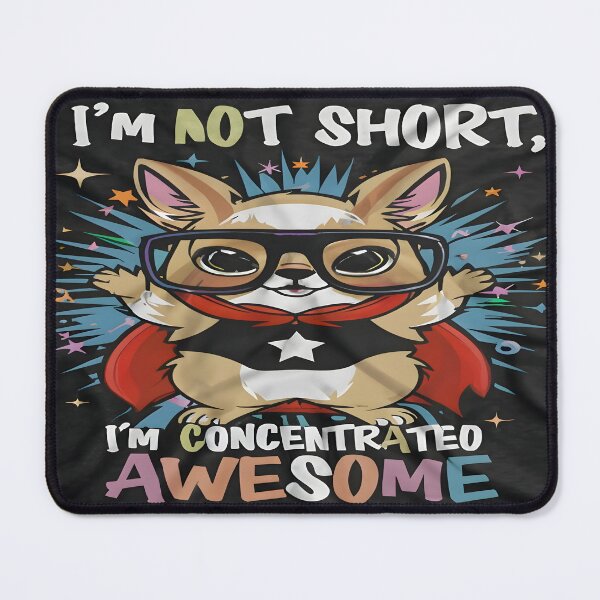 Item preview, The Fun-Sized Hero "I'm not short, I'm concentrated awesome!" designed and sold by Wishing-Wings.