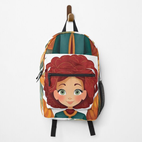 Item preview, Naturesque Aura: Enchanting Girl Amidst Leaves designed and sold by KirtidaOrg.