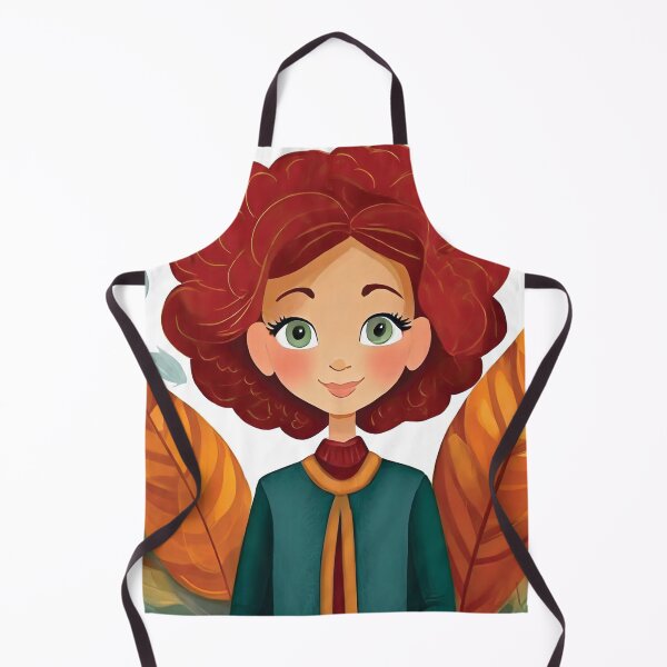 Item preview, Naturesque Aura: Enchanting Girl Amidst Leaves designed and sold by KirtidaOrg.
