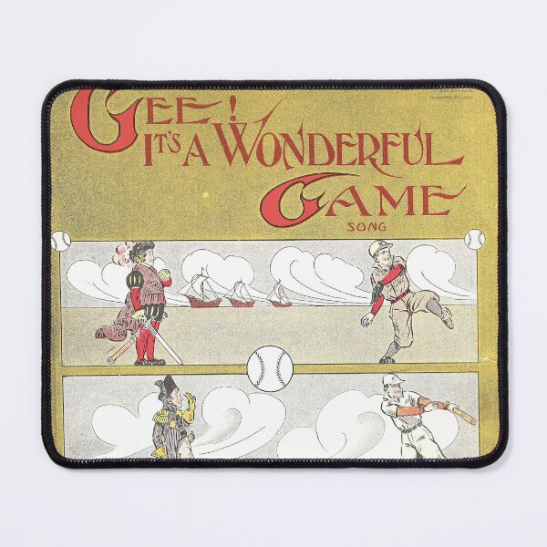 Item preview, Gee! its a wonderful game. Vintage Baseball Sheet Music cover. (Restored). HIGH DEFINITION designed and sold by MINDTHECHERRY.