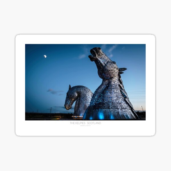 The Kelpies, Falkirk Scotland Sticker