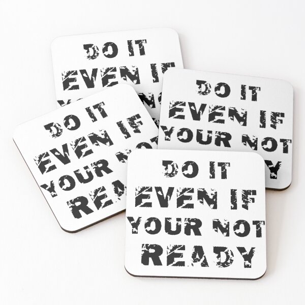 Item preview, Do it even if your not ready  designed and sold by LinkyLankStank.