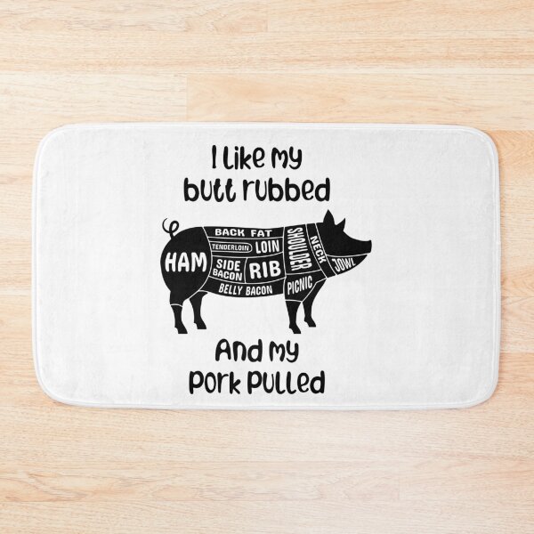 Item preview, Butt Rubbed and Pork Pulled Funny Pig Father's Day Gift designed and sold by Karma-n-Chaos.