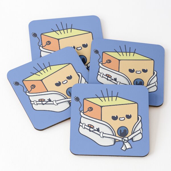 Item preview, Cute bathrobe plug cube - blue designed and sold by Lyzvart.