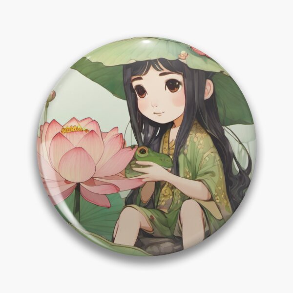 Item preview, Small lotus Leshy with pet toad designed and sold by marygov.