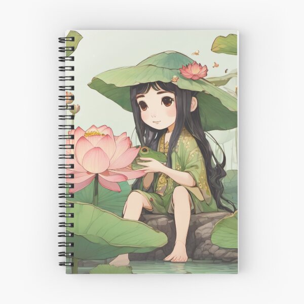 Item preview, Small lotus Leshy with pet toad designed and sold by marygov.