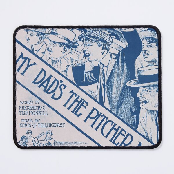 Item preview, My dad is the pitcher man. Vintage Baseball Sheet Music cover. (Restored). HIGH DEFINITION designed and sold by MINDTHECHERRY.