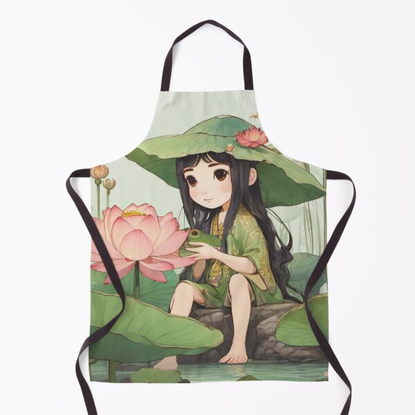Item preview, Small lotus Leshy with pet toad designed and sold by marygov.