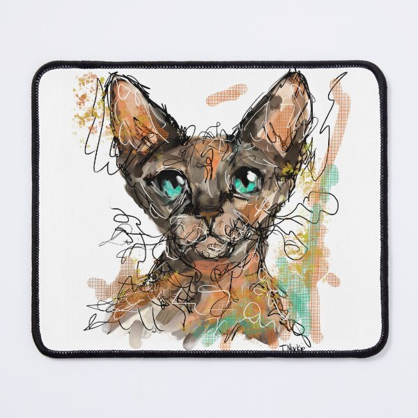 Item preview, Devon Rex designed and sold by TraceyMackieArt.