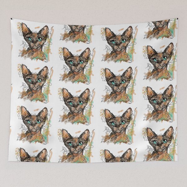 Item preview, Devon Rex designed and sold by TraceyMackieArt.