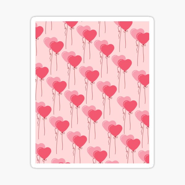 Item preview, Valentine's Day heart balloons designed and sold by Maruksweets.