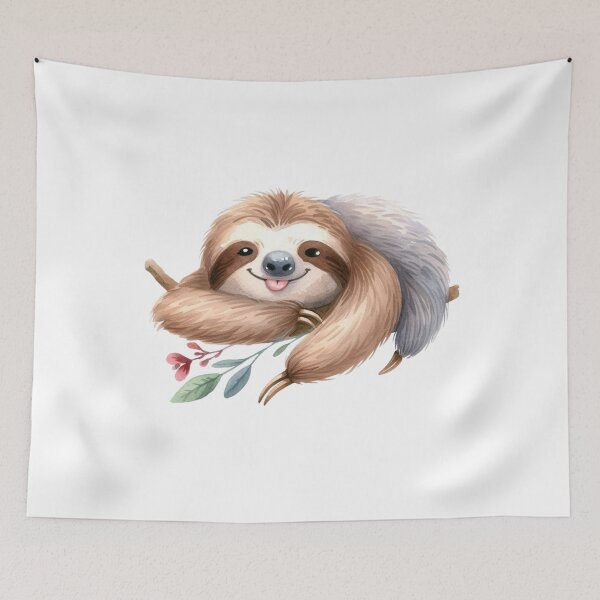 Item preview, Watercolor Sloth designed and sold by Azrora.