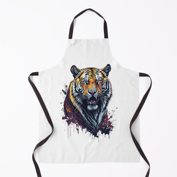 Item preview, Colorful Tiger Portrait - AI Generated designed and sold by Manos Ch.