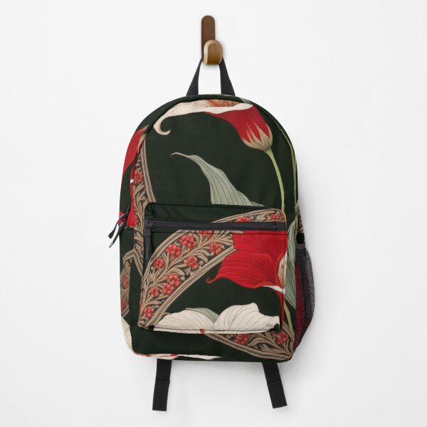 Item preview, Art Nouveau Floral Pattern Collection #1 - Red Calla Lilies #25 designed and sold by elektronen.