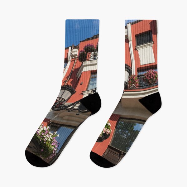 Item preview, Marvelous Architecture in Plovdiv - Colorful Art Deco Facade with Flowers designed and sold by Georgia Mizuleva.
