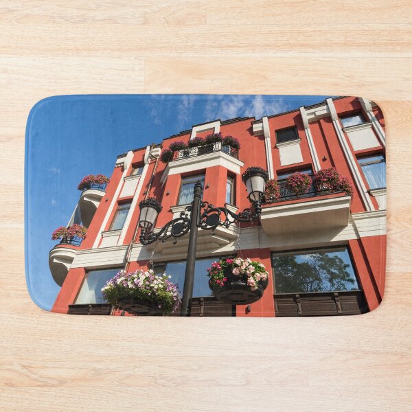 Item preview, Marvelous Architecture in Plovdiv - Colorful Art Deco Facade with Flowers designed and sold by Georgia Mizuleva.