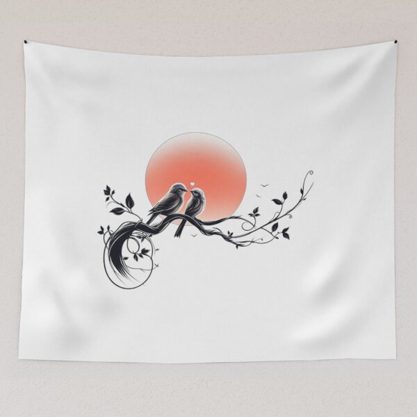Item preview, Feathered Romance: A Love Eternal designed and sold by Ayman Toumarti.
