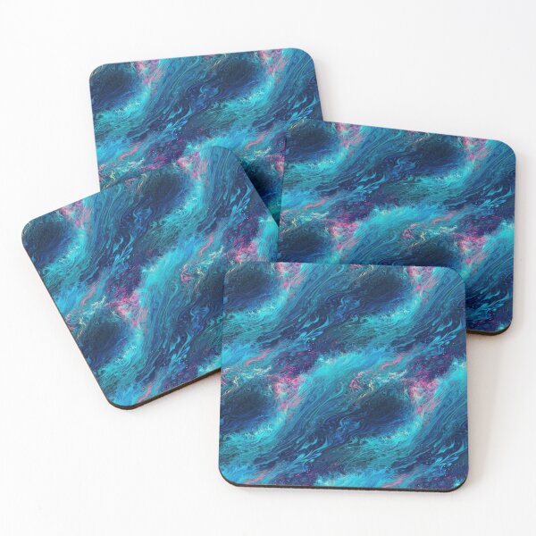Item preview, Abstract Water Pour Painting Pattern designed and sold by KitsoBerry.