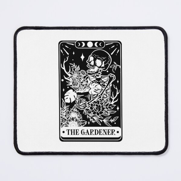 Item preview, The Gardener Skeleton Tarot Card designed and sold by besteevibes.
