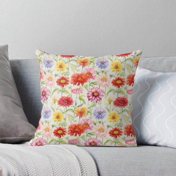 Item preview, Zinnia Tile 01: Rainbow Smiles in a Field of Daisy Dandelions and Sunshine of Nature's Confetti Party designed and sold by TheBrainArt.