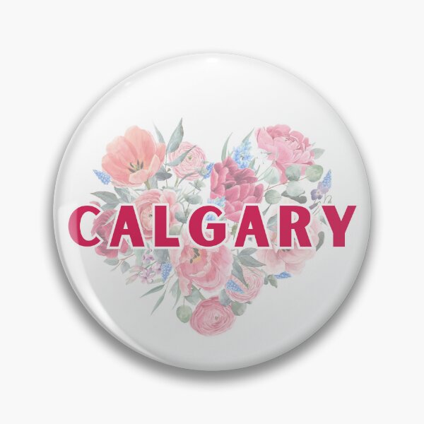 Item preview, Calgary, Canada | North American Cities | Floral Heart Bouquet designed and sold by Seasider85.