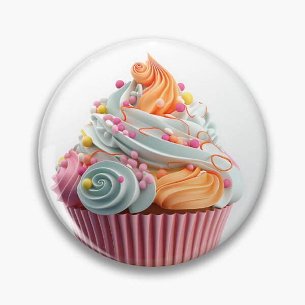 Item preview, cupcake designed and sold by 5minArtStudio.