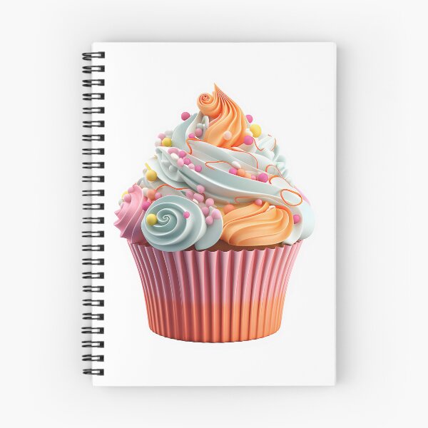 Item preview, cupcake designed and sold by 5minArtStudio.