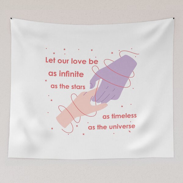 Item preview, Let our love be as infinite as the stars, as timeless as the universe designed and sold by SaadEtta.