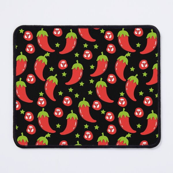 Item preview, Dark Spicy Peppers pattern designed and sold by dottiedigitals.