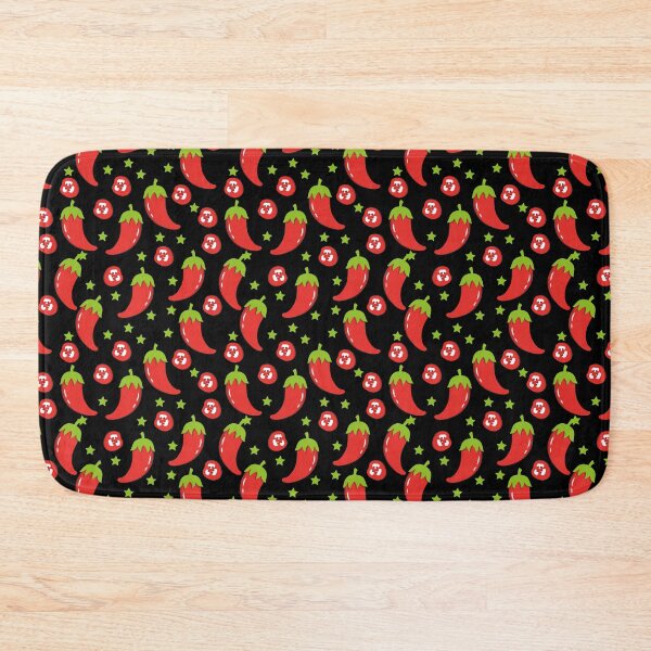 Item preview, Dark Spicy Peppers pattern designed and sold by dottiedigitals.