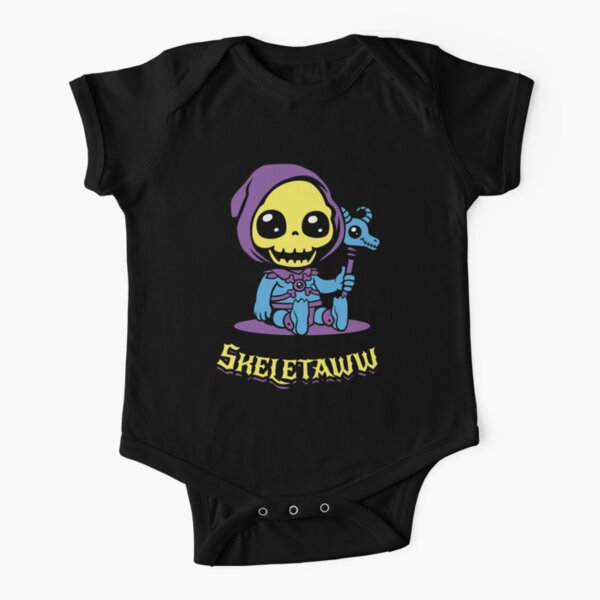 Cute Skeletor - Skeletaww Short Sleeve Baby One-Piece