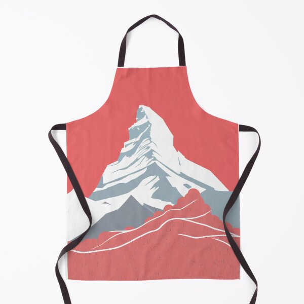 Artikelvorschau, Vintage Minimal Retro minimalistisches Reiseplakat vom Matterhorn in der Schweiz entworfen und verkauft von pod24.